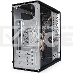 Компьютерный корпус Minitower ExeGate BA-202-UNS350 (mATX, БП UNS350 с вент. 12см, 2хUSB, аудио, черный), фото2