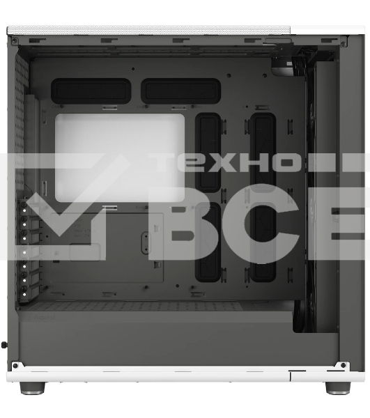 Компьютерный корпус без блока питания Fractal Design North XL, Full-Tower, 3x140мм, 2xUSB-A 3.2 + 1xUSB 3.2 Type-C E-ATX, ATX, mATX, mITX Wood panel, Chalk белый