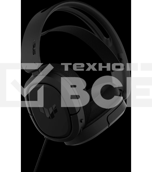 Игровые наушники ASUS TUF Gaming H1 WL черные (2.4 ГГц, 7.1 виртуально, 40мм, неодимовые магниты, 32 Ом, 20~20000 Гц, микрофон, USB-C, PC, Mac, PS4, Nintendo Switch, Xbox One, 90YH0391-B3UA00)