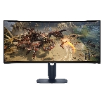 Монитор 34' Dell AW3425DWM VA 3440x1440, 180 Гц, 1 мс, 21:9, 400 кд/м², HDMI 2.1, DP 1.4, USB-C, 2xUSB 3.0, 3.5 Jack, HDR10, FreeSync Premium, изогнутый экран (1500R), черный, фото 1