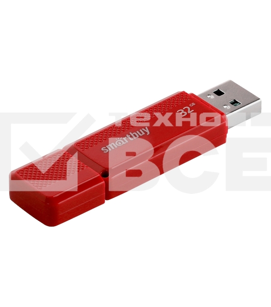 Флешка USB Smartbuy Флешка USB Smartbuy 32 Gb Smartbuy Dock Red (SB32 GbDK-R)
