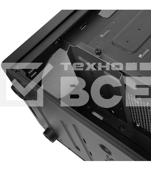 Компьютерный корпус Ginzzu CL121 ATX передняя панель Сетка