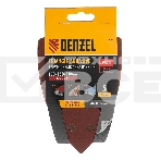 Треугольник абразивный Denzel на ворc. подложке под 'липучку', перф., P 320, 150х150х100 мм, 5 шт., фото4