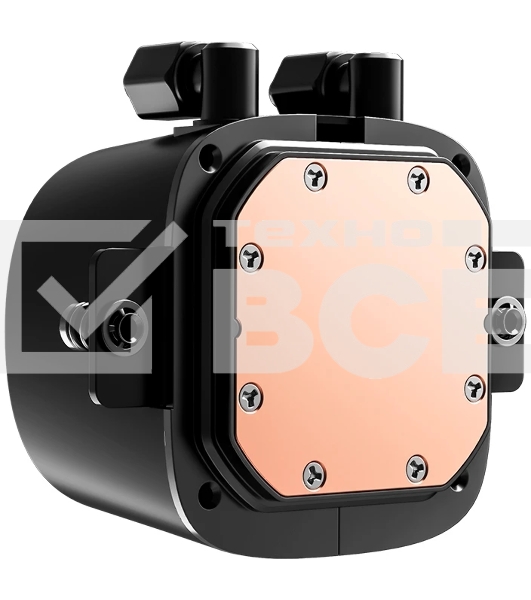 Система водяного охлаждения ID-Cooling FX240 LCD (Soc 1851/1700/1200/115X/AM5/AM4, 2x120мм fan, 2000rpm, 27.2 дБ, 300W, PWM 4-pin/5V 3Pin ARGb,Cop) (FX240 LCD)