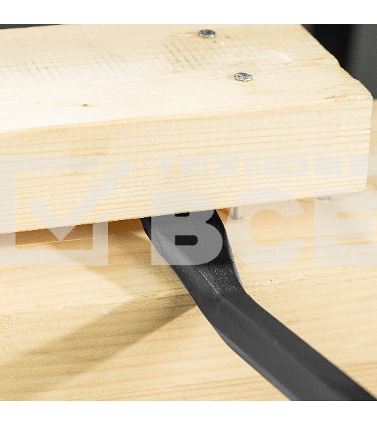 Лом-гвоздодер Denzel 600 мм, шестигранный 16 мм, окрашенный, сталь 65