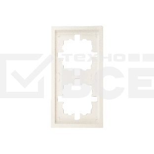 Рамка 2-мест. горизонт. ZIMA слон. кость LEZARD 704-9000-147