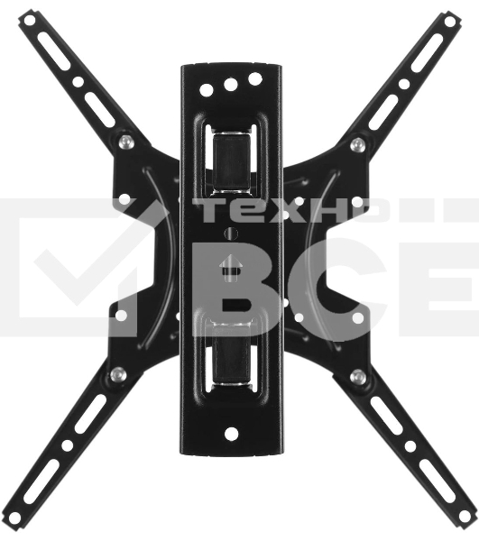 Кронштейн для телевизора Hyundai GL-N3 черный 20'-65' макс.25кг настенный поворотно-выдвижной и наклонный