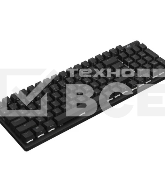 Клавиатура ASUS Strix Scope II 96 гибридная, Bluetooth, радиоканал, чёрный