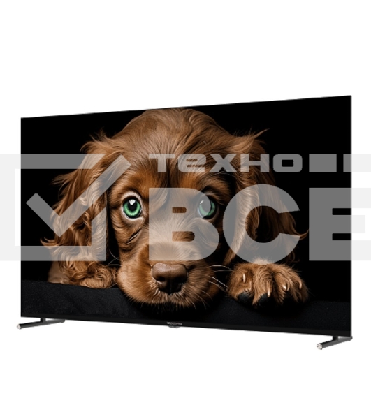 Телевизор Topdevice 50'' TDTV50CQ09U черный QLED UHD 60Hz Google TV 2/16Гб