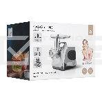 Мясорубка электрическая GALAXY LINE GL 2423 черная, 2200 Вт, 2,6 кг/мин, функция «Реверс», три диска для приготовления фарша - 3 мм, 5 мм и 7 мм, насадки для приготовления колбасок и кеббе, 3 насадки для овощерезки,  металлический лоток, защита двигателя , фото2