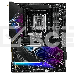 Материнская плата ASRock Z890 Riptide WiFi, LGA 1851, Intel Z890, 4xDDR5, 4xSATA, 5xM.2, 1xPCIe 5.0 x16, 1xPCIe 4.0 x16, 1xPCIe x1, 2xUSB-C Thunderbolt 4, 4xUSB-A 3.2 Gen 1, 1xUSB-A 3.2 Gen 2, 1xHDMI, 1x2.5Gb LAN, 4x3.5 мм, 7.1, ATX