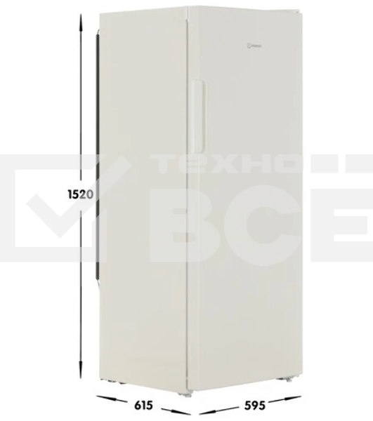 Морозильная камера Indesit DSZ 4150 E, бежевый, 204л, 6 ящиков