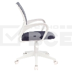 Кресло компьютерное Бюрократ CH-W695NLT TW-04 TW-12 темно-серый, сетка/ткань, крестовина пластик, пластик белый, фото14