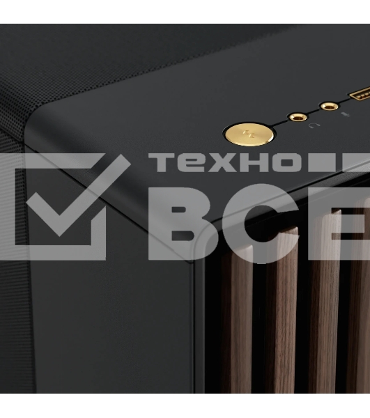 Компьютерный корпус без блока питания Case Fractal Design North XL, Full-Tower, 3x140мм, 2xUSB-A 3.0 + 1xUSB 3.2 Type-C E-ATX, ATX, mATX, mITX Wood panel Charcoal черный