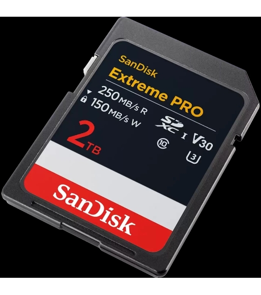 Флешка USB SDXC 2Tb SanDisk Extreme Pro UHS-I Class 3 (U3) V30 200/140 Mb/s SDSDXXD-2T00-GN4IN