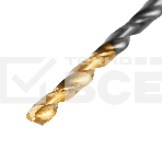 Сверло по металлу Denzel 3 мм, HSS-Tin, Golden Tip, 10 шт., фото2