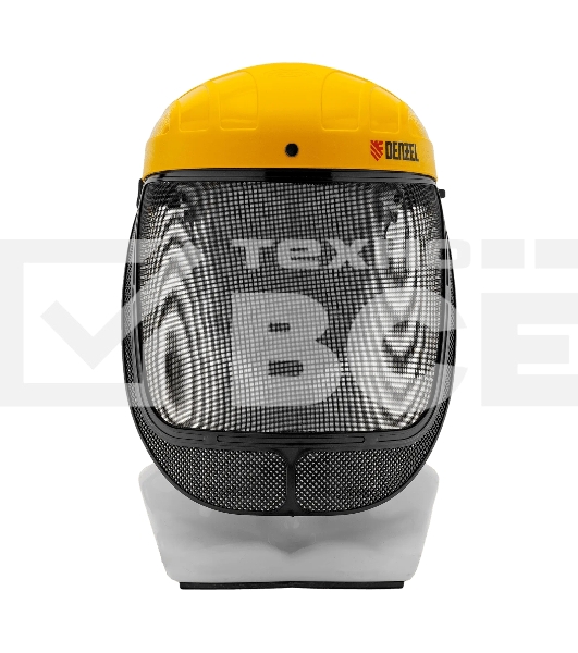 Щиток защитный лицевой с сеткой Denzel 'СВОНА' НС-01 'ЛЮКС' плавная регулировка храповик