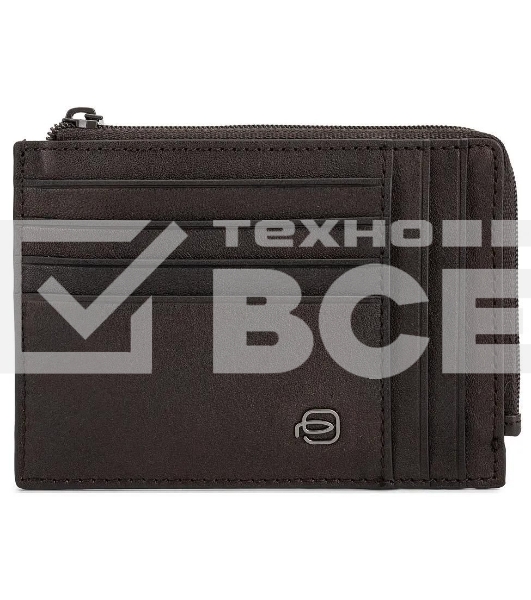 Картхолдер Piquadro Black Square PU1243B3R/TM темно-коричневый, натуральная кожа