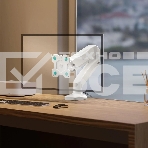 Кронштейн (держатель) ONKRON G80 для монитора 13'-32' дюймов настольный, белый, фото10