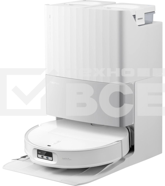 Пылесос-робот Roborock Qrevo EdgeT 60Вт белый (в компл.:1мешок)