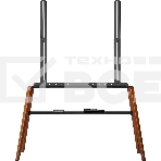 Подставка для телевизора Cactus CS-ST3647BKWN черный/орех, 49'-75' макс. 40 кг, напольный, фото3