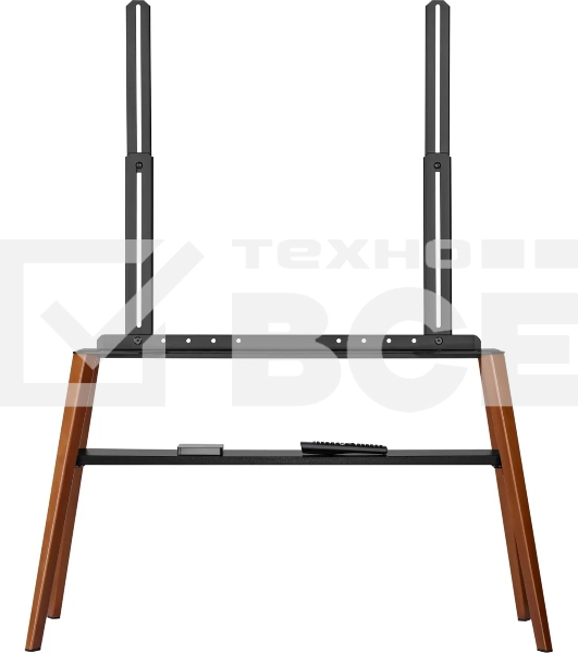 Подставка для телевизора Cactus CS-ST3647BKWN черный/орех, 49'-75' макс. 40 кг, напольный