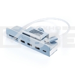 USB-концентратор Satechi USB-C Clamp Hub for 24-inch IMAC (3xUSB 3.0, USB Type-C, SD, micro-SD), Синий ST-UCICHB, фото2