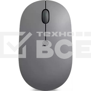 Мышь беспроводная Lenovo Go серый, 2400 dpi, радиоканал, USB-C, кнопки - 3