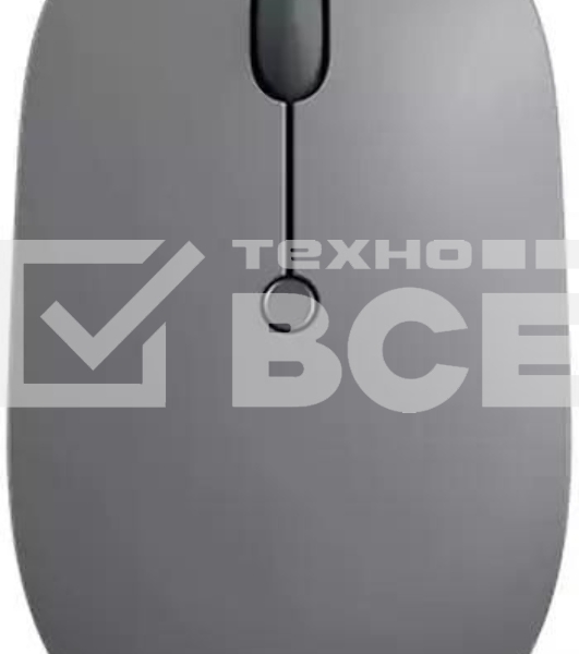 Мышь беспроводная Lenovo Go серый, 2400 dpi, радиоканал, USB-C, кнопки - 3
