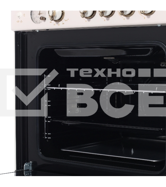 Плита газовая Gefest ПГ 6100-03 0279 бежевый, конфорок 4 шт, духовка 52 л, 60 см x 85 см x 60 см