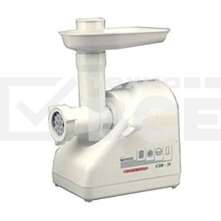 Мясорубка электрическая Белвар КЭМ-36/220-4-31 белый, 1000 Вт, 0.6 кг/мин, реверс, насадки - 4