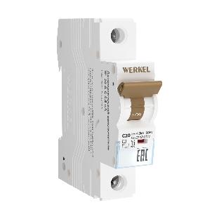 Автоматический выключатель Werkel 1P  20 A  C  4,5 kА W901P204