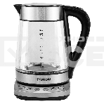 Чайник электрический Hyundai HYK-G3026 1.7л. 2200Вт серебристый/черный (корпус: стекло), фото3