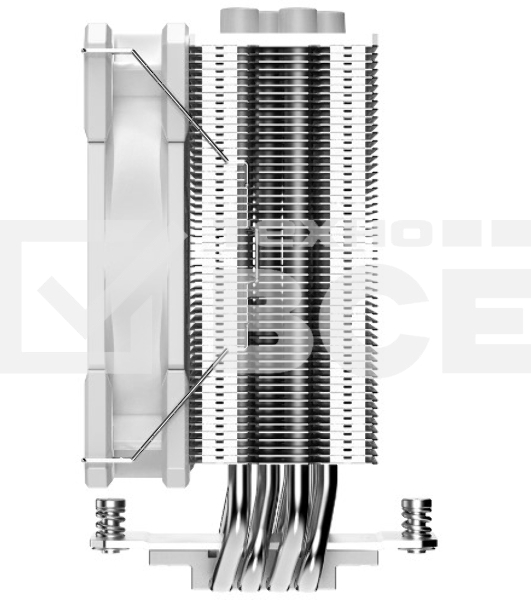 Кулер ID-COOLING SE-224-XTS белый 120мм алюминий+медь 1500rpm 29db 4-pin 220W 151мм