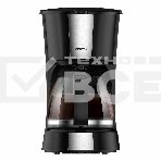 Кофеварка капельная Centek CT-1149 черный/сталь, исп. кофе - молотый, 1.2 л, 980 Вт., фото6