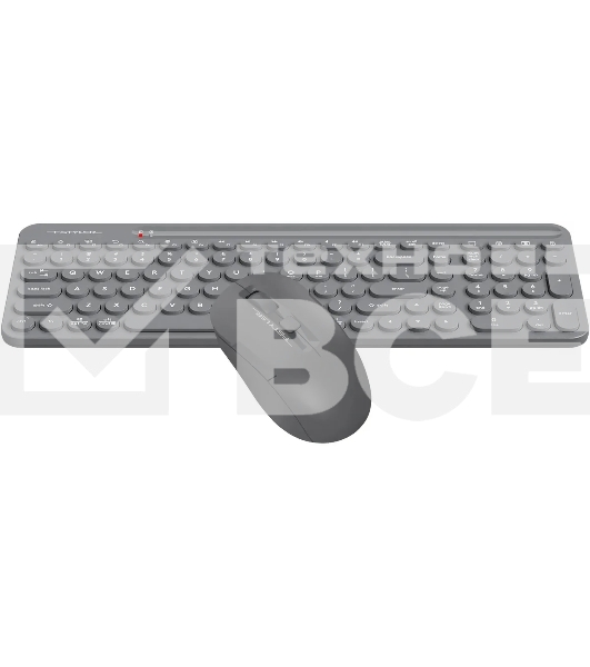 Клавиатура + мышь A4Tech Fstyler FG3300 Air2 клав:серый мышь:серый USB беспроводная slim Multimedia