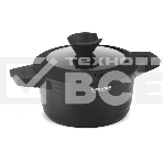Кастрюля Rondell Walzer RDA-766, 4.7л, 24см, с крышкой, черный, фото 1