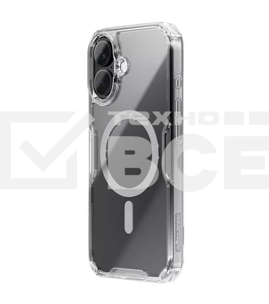 Чехол Nature TPU Pro Magnetic Case, белый, (AP iP16)