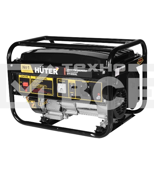 Электрогенератор бензиновый Huter DY4000L, 3.3 кВт, 68 дБ, 40.3 кг