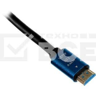 Кабель аудио-видео Premier 11242 HDMI (m)/HDMI (m) 3м. позолоч. конт. черный