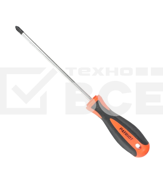 Отвертка Patriot PH2x150, CR-V,магнитная, 2-х компонентная рукоятка