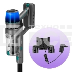 Пылесос вертикальный Kitfort КТ-5305 серый/синий, питание от аккумулятора, 225 Вт, уборка сухая, пылесборник 0.5 л, фото4