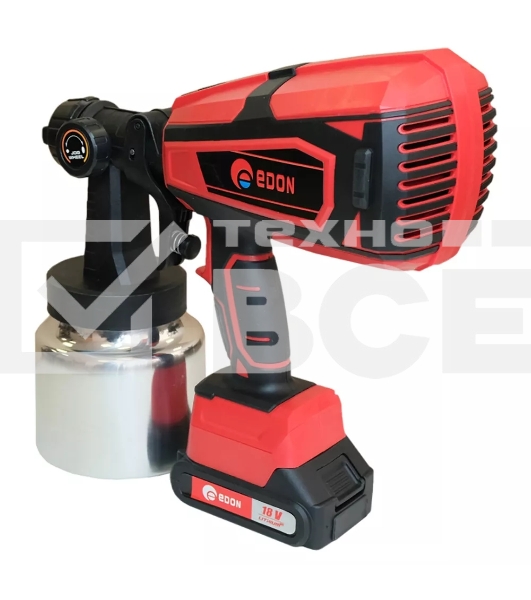 Краскопульт электрический Аккумуляторный Edon ASG-18