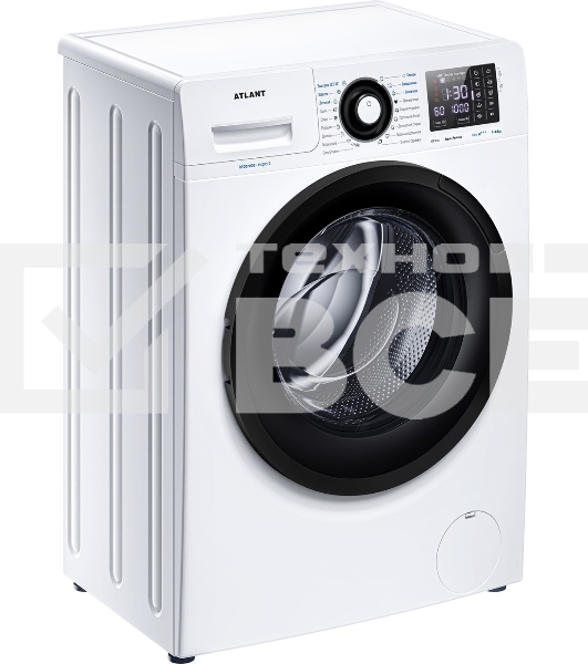 Стиральная машина Атлант СМА 60У1014-02 белая, загрузка фронтальная 6кг, 1000 об/мин., класс: A