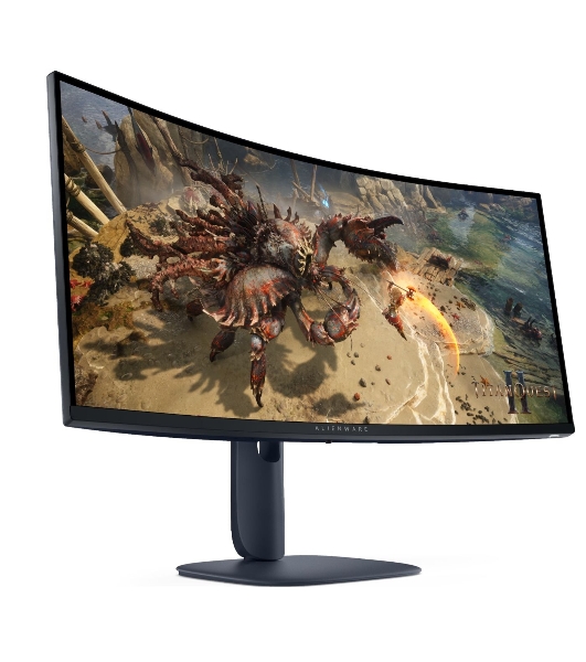 Монитор 34' Dell AW3425DWM VA 3440x1440, 180 Гц, 1 мс, 21:9, 400 кд/м², HDMI 2.1, DP 1.4, USB-C, 2xUSB 3.0, 3.5 Jack, HDR10, FreeSync Premium, изогнутый экран (1500R), черный