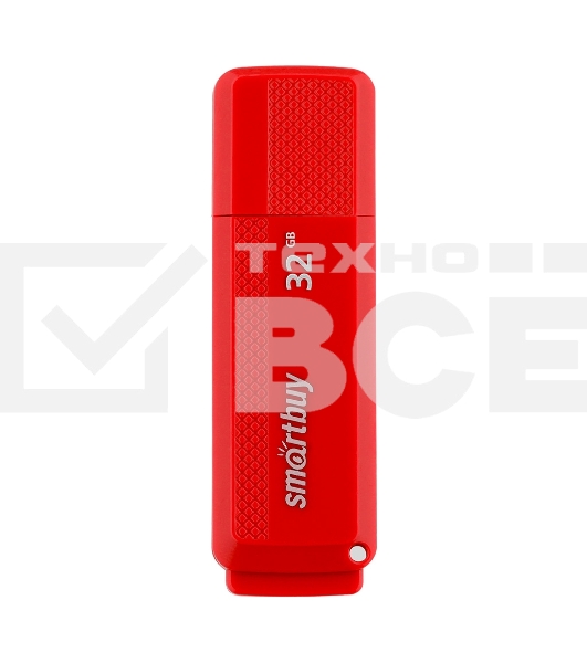 Флешка USB Smartbuy Флешка USB Smartbuy 32 Gb Smartbuy Dock Red (SB32 GbDK-R)