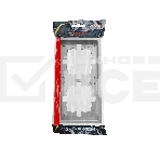 Рамка 2-мест. горизонт. ZIMA серый матовый LEZARD 704-7400-147, фото2