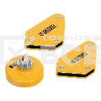 Набор из 2 магнитных сварочных фиксаторов и магнитной клеммы 'масса' Denzel, фото 1