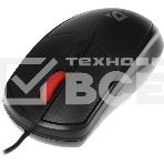 Мышь проводная Defender Icon MB-057 черный, 1000 dpi, USB, кнопки - 3, фото5
