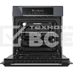 Шкаф духовой электрический Maunfeld AEOD60103G1, 60л, дверца с 3 стеклами, графит, фото5